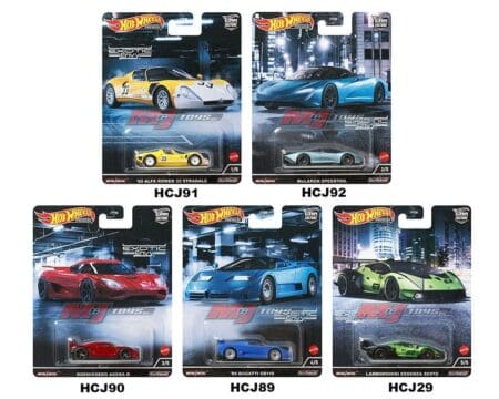 Hot Wheels 1:64 Car Culture 2022 M Case Exotic Envy Assortment SOLID PACK CASES