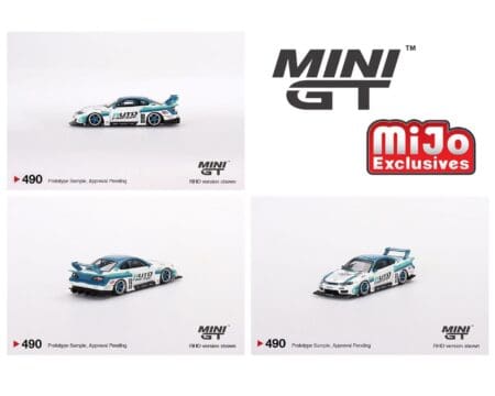 Mini GT 1:64 Nissan LB-Super Silhouette S15 SILVIA Auto Finesse - Mijo Exclusives USA Blister Packaging