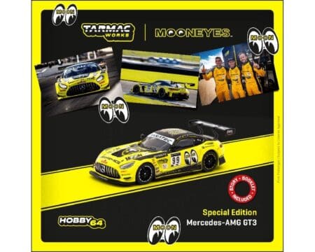 Tarmac Works 1:64 Mercedes-AMG GT3 Indianapolis 8 Hour 2021 Craft-Bamboo Racing M. Engel / L. Stolz / J. Gounon - Hobby64 - Image 2