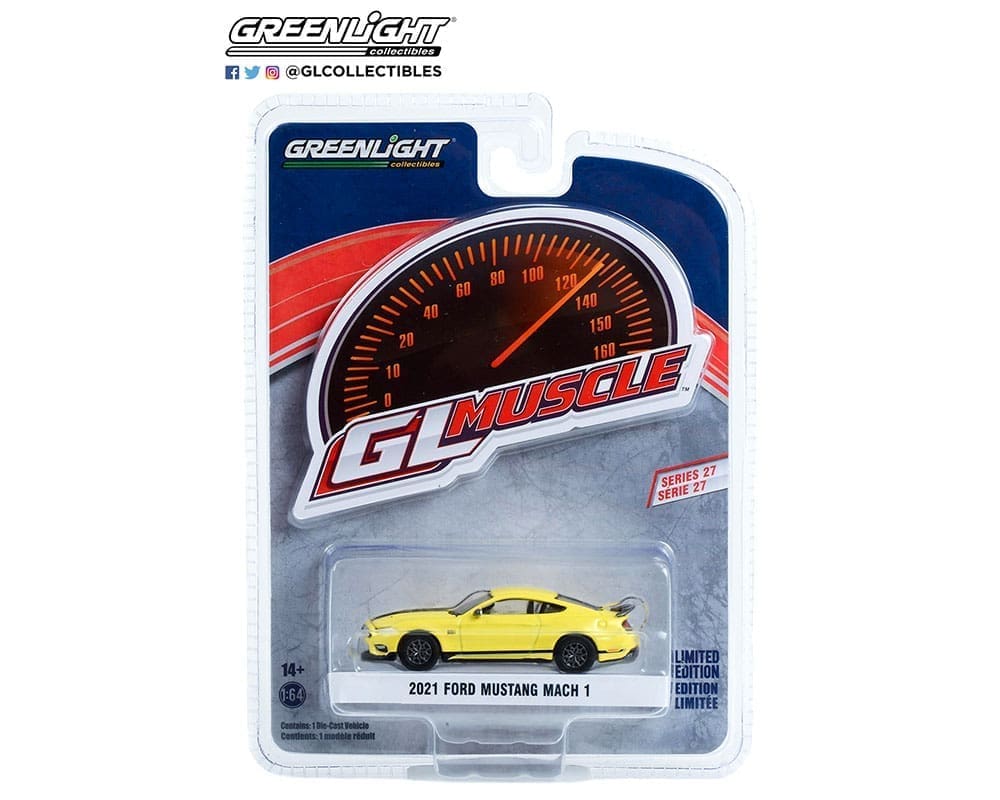 Greenlight 164 GL Muscle Series 27 2021 Ford Mustang Mach 1 (Grabber