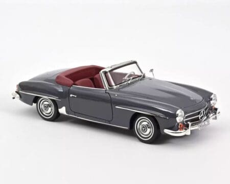 Norev 1:18 1957 Mercedes-Benz 190 SL - Grey - Image 2