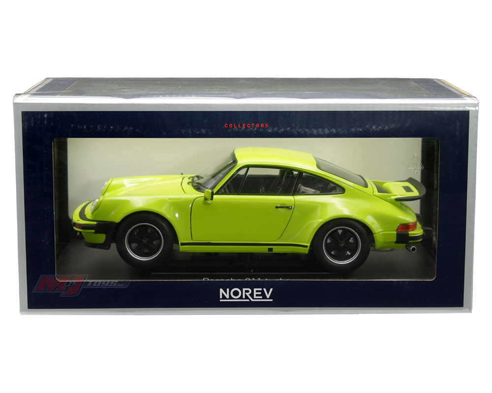Norev 1:18 1976 Porsche 911 Turbo 3.0 - Light Green - M & J Toys Inc.  Die-Cast Distribution