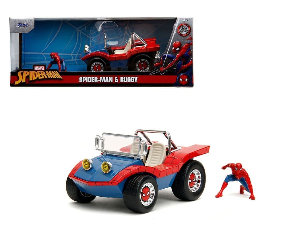 JADA TOYS MARVEL SPIDERMAN BUGGY VOITURE RADIOCOMMANDÉE EN PROMOTION