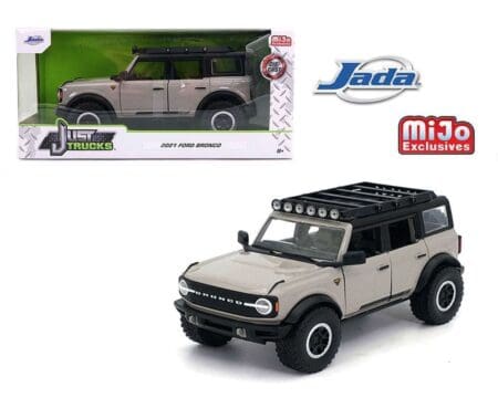 Jada 1:24 2021 Ford Bronco Off Road 4x4 ( Grey )  - Just Trucks - MiJo Exclusives Limited Edition