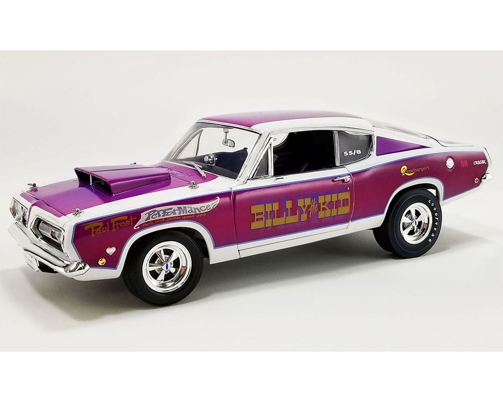 ACME 1:18 1968 Plymouth Barracuda Super Stock - Billy the