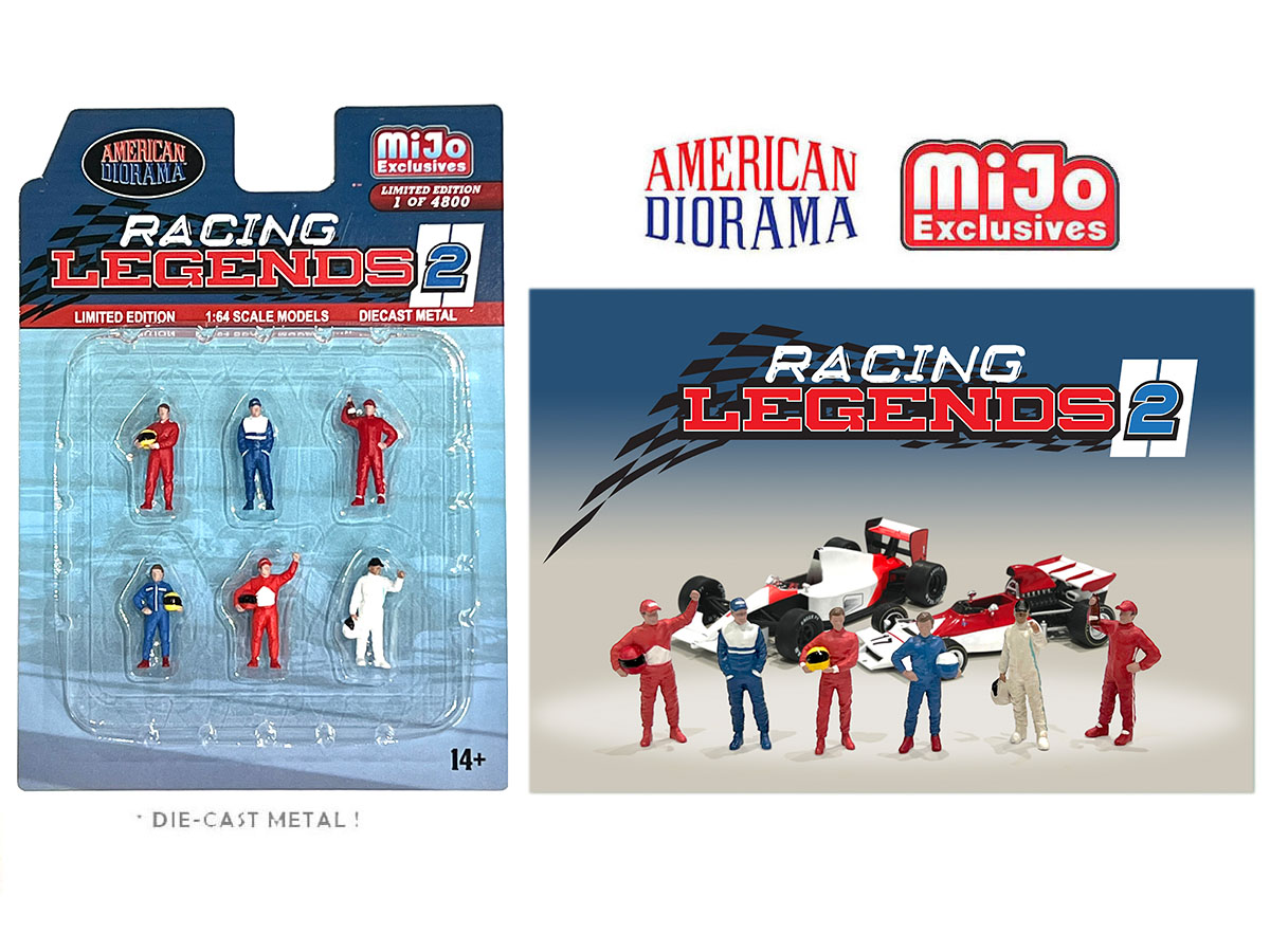American Diorama 1:64 Figures Racing legend 2 - MiJo Exclusives