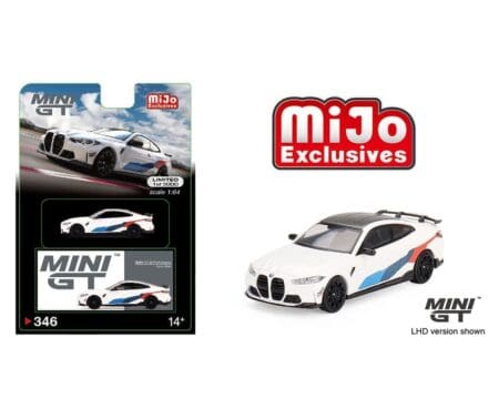 Mini GT 1:64 BMW M4 Performance (G82) Alpine White - Mijo Exclusive