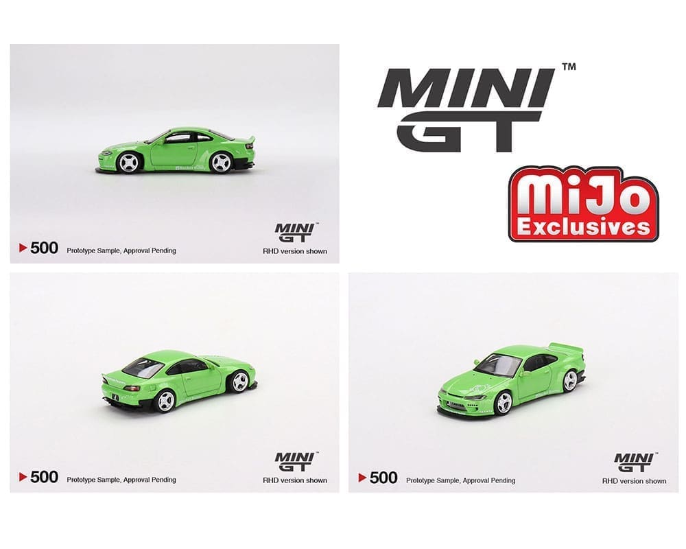 Mijo特注 MINI GT 1/64 LB S15 SILVIA #555 Mini GT 1:64 Nissan S15 SILVIA LB-Super Silhouette #555