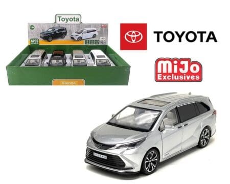 MiJo Exclusives 1:24 Toyota Sienna - Display Tray Set of 4  - USA Exclusive