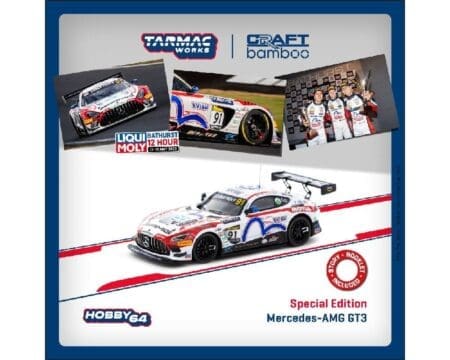 Tarmac Works 1:64 Mercedes-AMG GT3 Bathurst 12 Hour 2022 Craft-Bamboo Racing M. Engel / D. Juncadella / K. Tse - Hobby64