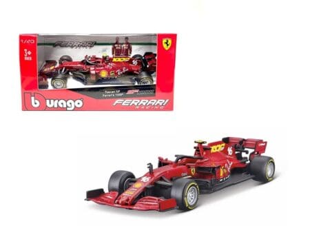 Bburago 1:43 2020 Ferrari #16 Charles Leclerc (Red) - Ferrari Racing F1