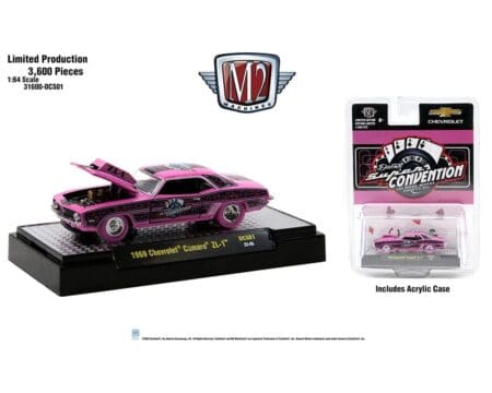 M2 Machines 1:64 Supercon 2023 Exclusive 1969 Chevrolet Camaro Finale Car Limited Edition 3,600 Pcs