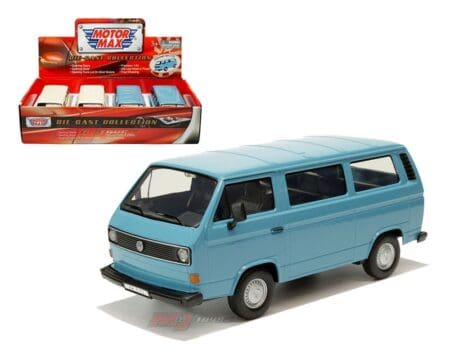 Motormax 1:24 Volkswagen Type 2 (T3) - Display Tray Set of 4