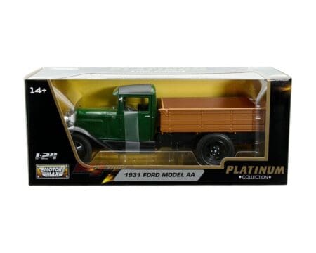 Motormax 1:24 1931 Ford Model AA Pickup (Green) - Platinum Collection