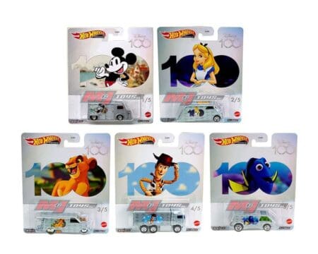 Hot Wheels 1:64 Pop Culture 2023 Disney 100 Years Assortment