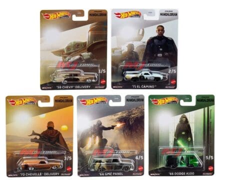 Hot Wheels 1:64 Pop Culture 2023 T Case Star Wars Mandalorian Mattel Brands Assortment