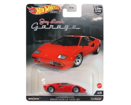 Hot Wheels 1:64 Car Culture 2022 N Case - Jay Leno's Garage - Lamborghini Countach - Red - Solid Pack