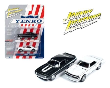 Johnny Lightning 1:64 Yenko 1969 & 1967 Chevrolet Camaro - 2-Packs 2022 Release 3 Version A