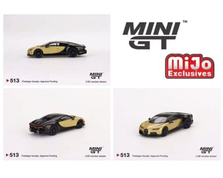 Mini GT 1:64 Bugatti Chiron Super Sport Gold - MiJo Exclusive