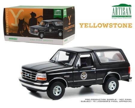 Greenlight 1:18 1992 Ford Bronco - Montana Livestock Association - Yellowstone (2018-Current TV Series) - Artisan Collection
