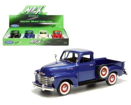 Welly 1:24 1953 Chevrolet 3100 Pickup - 4 Colors - Display Tray Set of 4