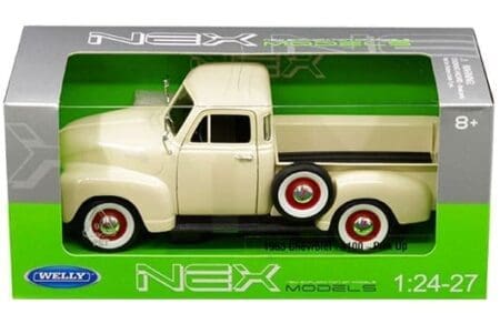 Welly 1:24 1953 Chevrolet 3100 Pickup Pro-Stock Rim - Cream - MiJo Exclusives