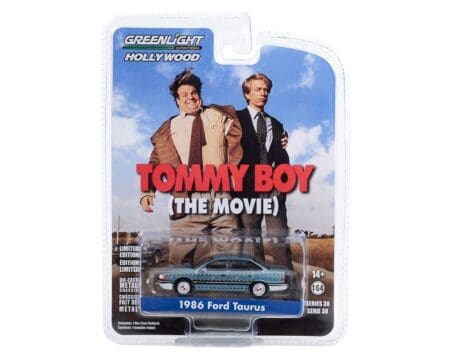 Greenlight 1:64 1986 Ford Taurus - Zalinsky Auto Parts Crash Test Vehicle - Tommy Boy (1995) - Hollywood Series 38 - Solid Pack