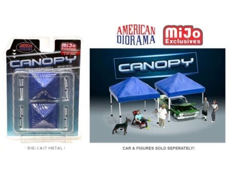 American Diorama 1:64 2 Pack Canopy Set - Limited 3,600 Set - MiJo Exclusives