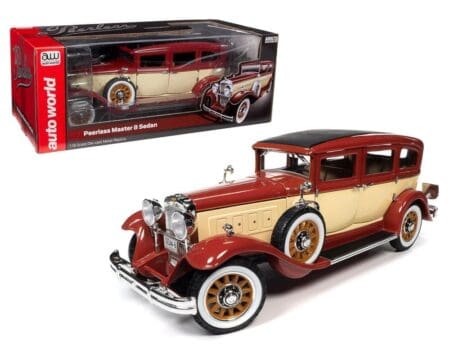 Auto World 1:18 1931 Peerless Master 8 Sedan - Marron and Cream