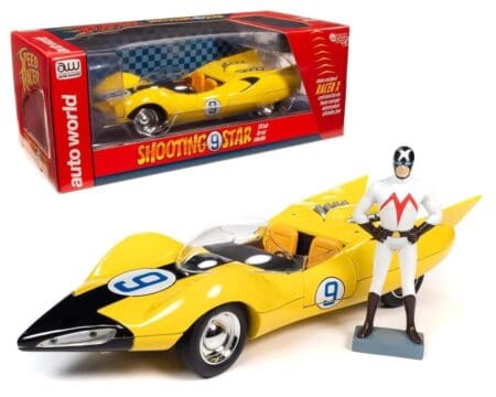 Auto World 1:18 Speed Racer Shooting Star w/ Racer X Figure
