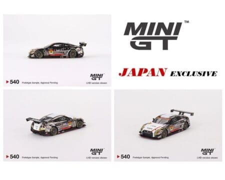 Mini GT 1:64 Nissan GT-R NISMO GT3 #10 TANAX GAINER 2022 Super GT Series- Black - Japan Exclusive