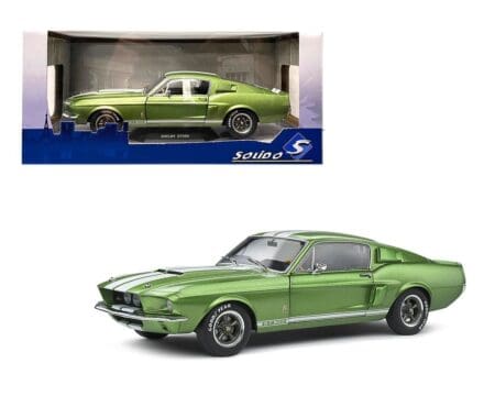 Solido 1:18 1967 Shelby GT500 - Green With White Stripes