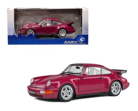 Solido 1:18 1991 Porsche 964 Turbo Sternrubin - Pink