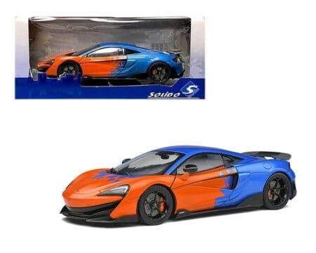 Solido 1:18 2019 McLaren 600LT F1 Team Tribute Livery - Blue with Orange