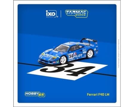 Tarmac Works 1:64 Ferrari F40 LM 24h of Le Mans 1995 M. Ferté / O. Thévenin / C. Palau