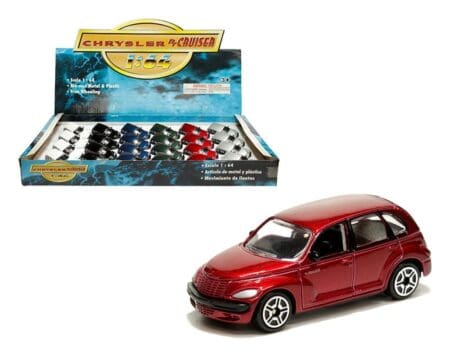 Chrysler PT Cruiser 1:64 - 6 Colors - Display Tray Set of 24