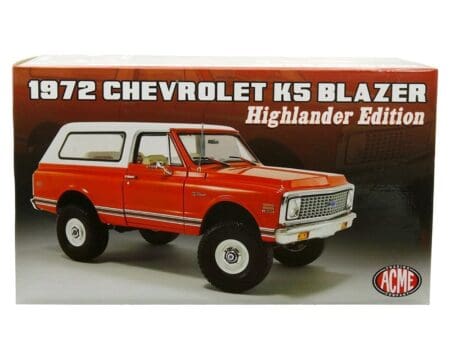 ACME 1:18 1972 Chevrolet K5 Blazer Highlander Edition - Red with White Top - Limited 1 of 690