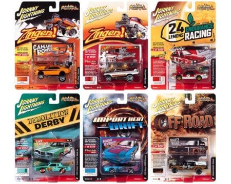 Johnny Lightning 1:64 Street Freaks 2022 Release 2 Version A 6-Style Assortment