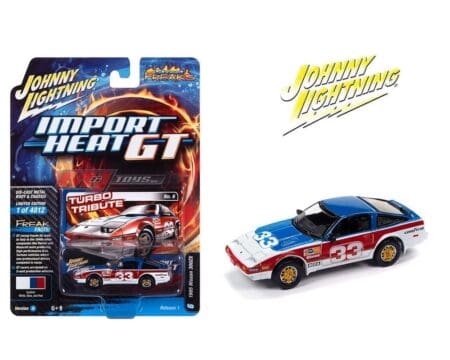 Johnny Lightning 1:64 Street Freaks 2023 Release 1 Version A 1985 Nissan 300ZX Import Heat - Blue - Solid Pack