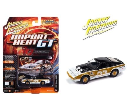 Johnny Lightning 1:64 Street Freaks 2023 Release 1 Version B 1985 Nissan 300ZX Import Heat - Black - Solid Pack