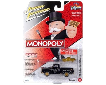 Johnny Lightning 1:64 1978 Dodge Midnight Express -  Monopoly  - Pop Culture