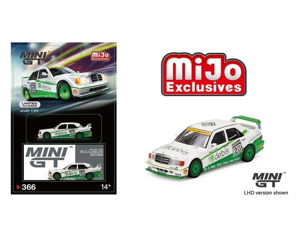 Mini GT 1:64 Mercedes-Benz 190E 2.5 16 Evolution II 1991 DTM