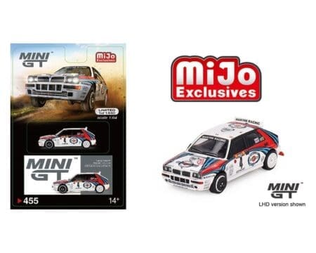 Mini GT 1:64 Lancia Delta HF Integrale Evoluzione  1992 Rally MonteCarlo Winner #4 - Mijo Exclusives