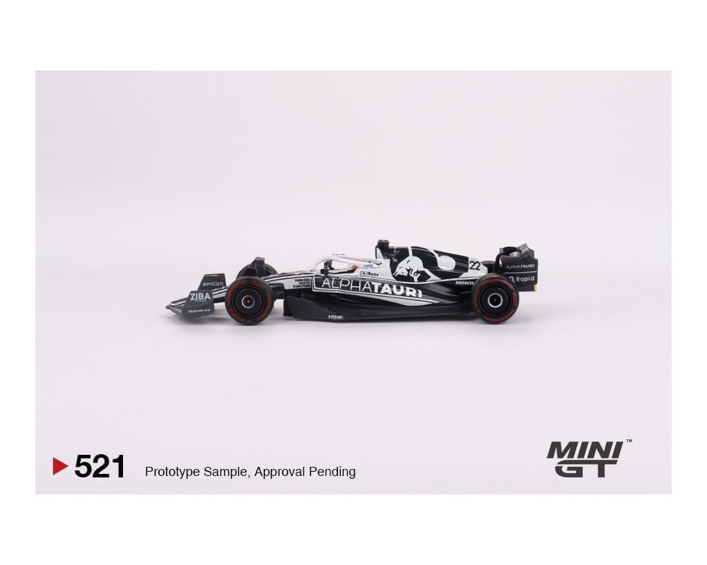 ミニカー Scuderia Alpha Tauri AT03 2022 Minichamps 1:43 Yuki Tsunoda Alpha Tauri AT03 #22 8th
