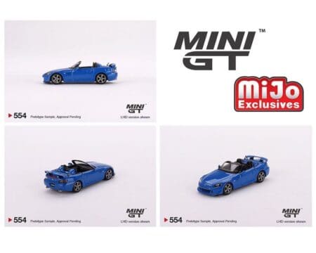 Mini GT 1:64 Honda S2000 (AP2) CR - Apex Blue - MiJo Exclusives