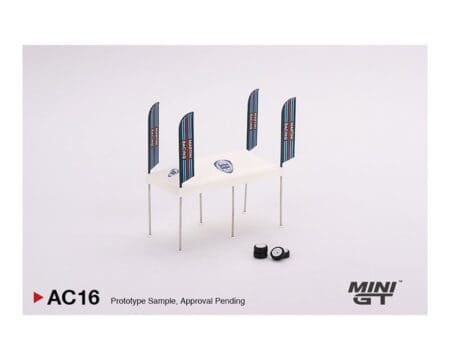 Mini GT 1:64 Paddock Service Tent Set - Martini Racing