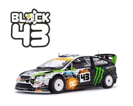 Sunstar 1:18 2012 Ford Focus RS #43 - Ken Block - Black White