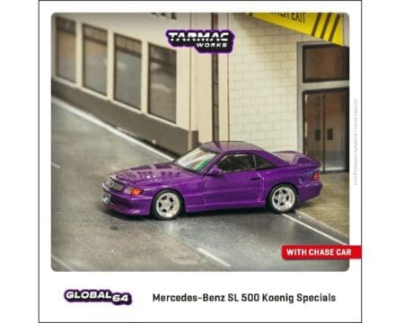 Tarmac Works 1:64 Global Mercedes-Benz SL 500 Koenig Specials - Purple