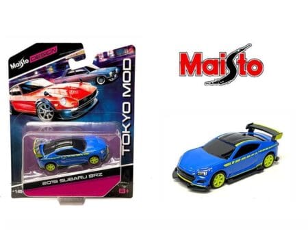 Maisto 1:64 Tokyo Mod 2019 Subaru BRZ - Blue - Maisto Design