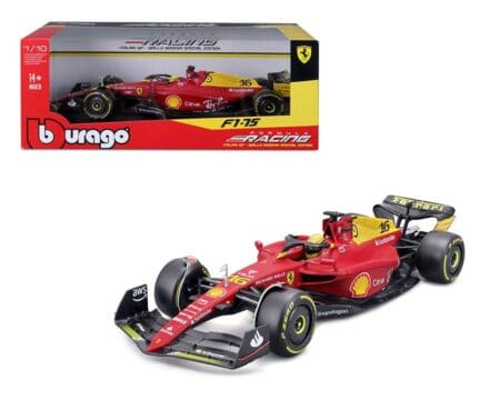 Bburago 1:18 Ferrari F1-75 #16 C. Leclerc - 2022 Formula Racing Italian GP - Giallo Modena Special Edition